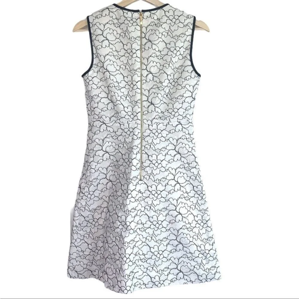 🔥🆕 KATE SPADE New York Linen and Lace Floral Dress size 4